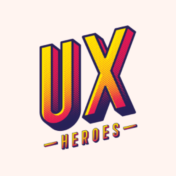 UX Heroes podcast logo