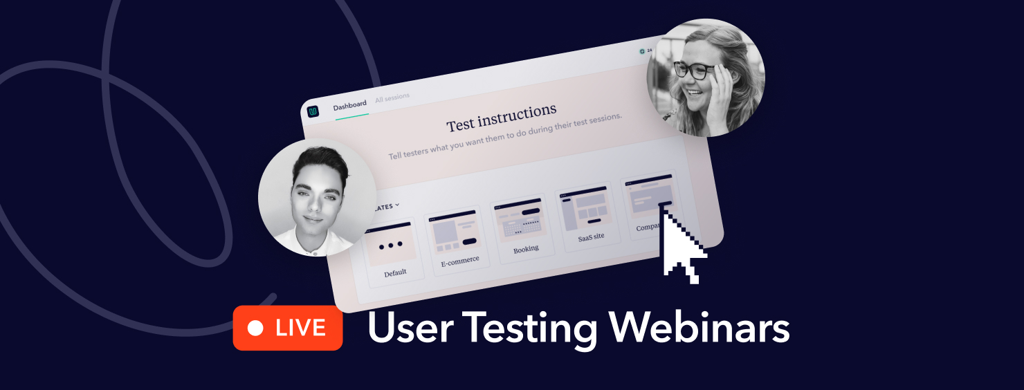 Free User Testing Webinars