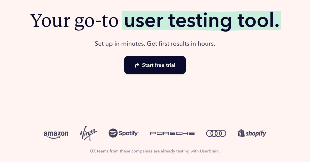 Userbrain is the top free usability testing tool, offering easy, fast, and affordable user testing.