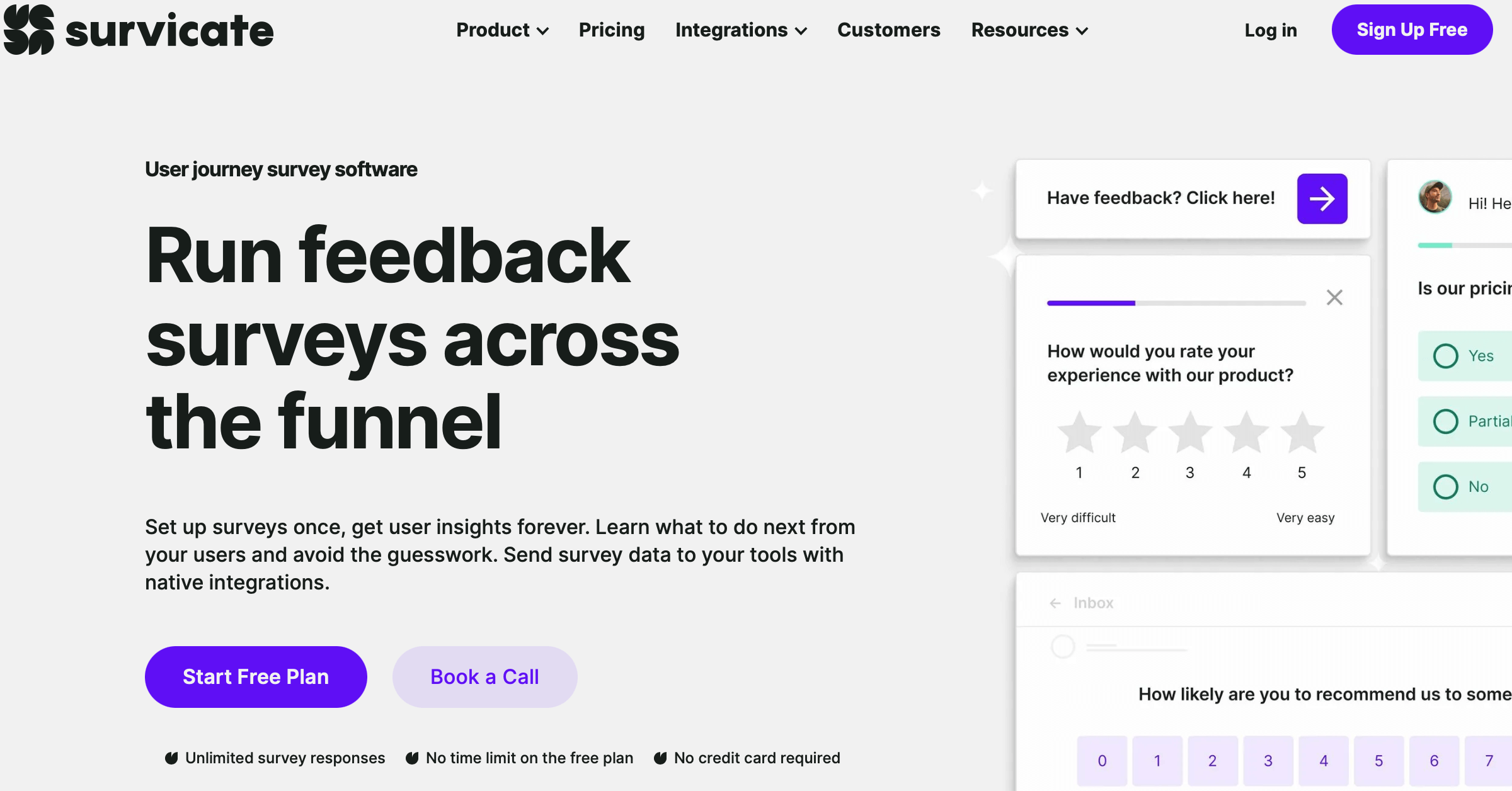 Survicate - Tool to Collect and Track Customer Feedback on Your Website