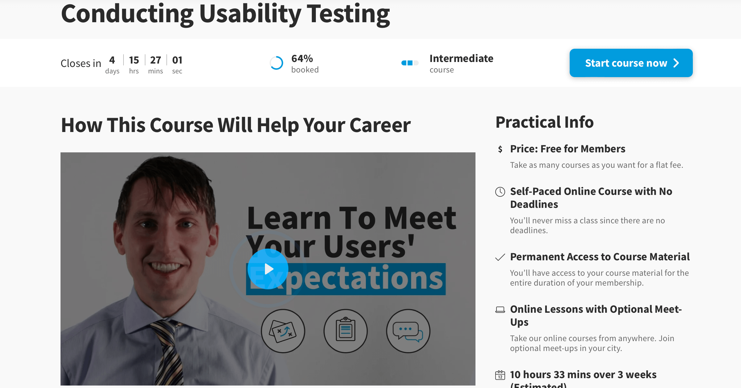 The best UX and user testing online courses - Conducting Usability Testing
